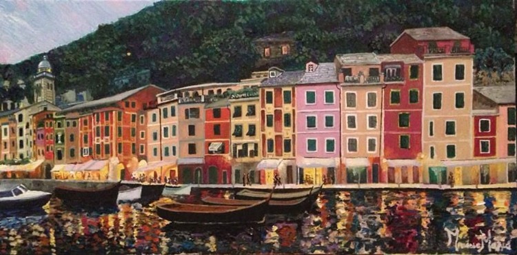 Portofino by Night  - I Quadri di Mimmo
